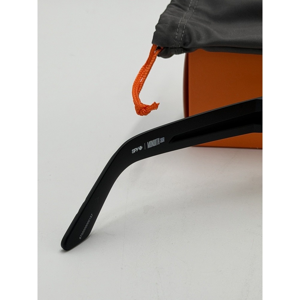 SPY MONOLITH 5050 Sunglasses | Matte Neon Yellow / Bronze Purple Spectra Mirror - Picture 5 of 9